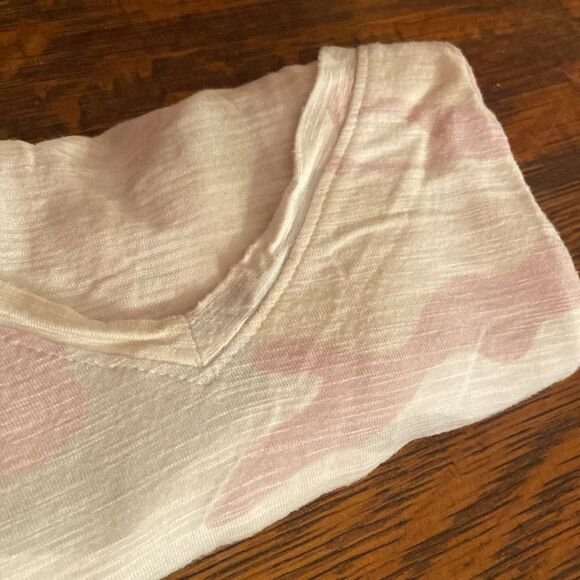 Old Navy size small, Luxe T-shirt, camo,  pinks, grays and cream - Picture 7 of 7